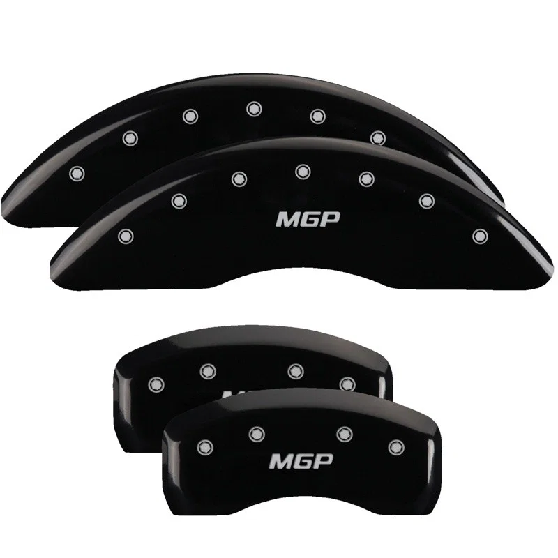 11223SMGPBK – MGP CALIPER Caliper Cover, Set of 4 MGP Logo Powder Coated Black Aluminum